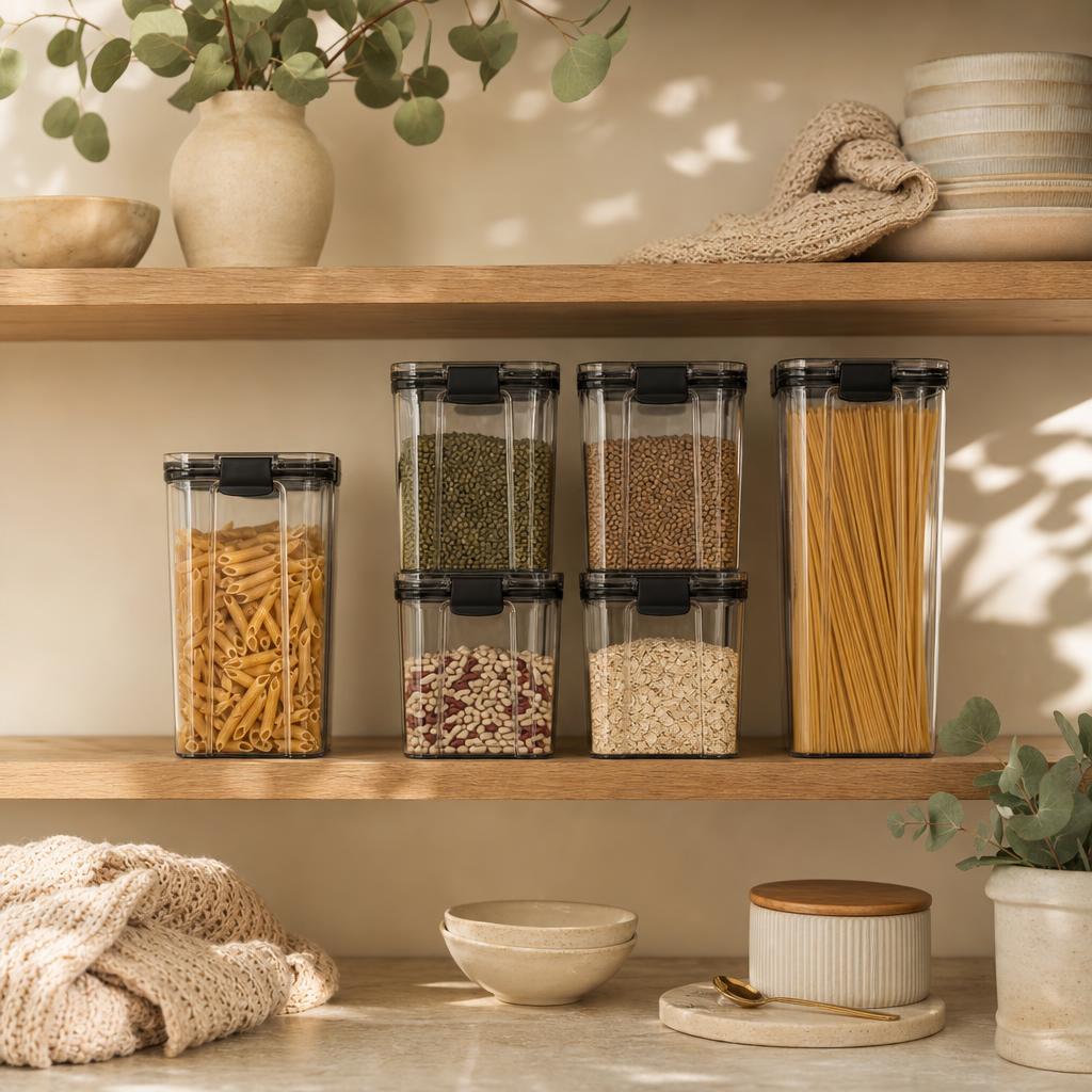 Clear Pantry Storage Containers — NovaLiving lifestyle